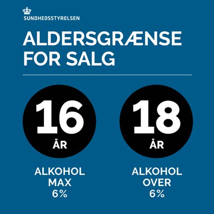 Aldersgrænser for køb af alkohol
